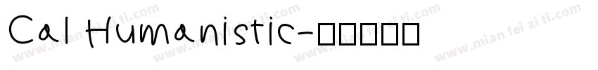 Cal Humanistic字体转换